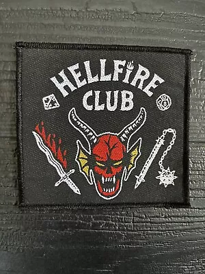 Buy STRANGER THINGS HELLFIRE CLUB Embroidered Patch 10cm Rock Metal Battle Jacket • 2.99£