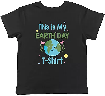 Buy Earth Day Kids T-Shirt This Is My Earth Day T-Shirt Childrens Boys Girls Gift • 5.99£