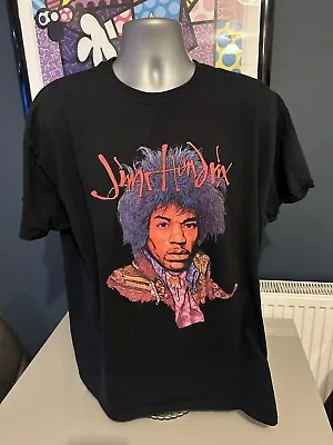 Buy Jimi Hendrix Portrait Gildan T-Shirt Size XL • 29£
