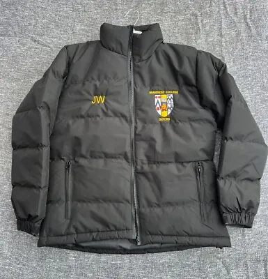 Buy Urban Brasenose College Oxford Puffer Jacket Women’s Small Black Warm Outdoor • 36.59£