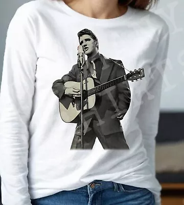 Buy Elvis Presley The King In Jailhouse Rock Period T-Shirt Rock And Roll Rockabilly • 15.95£