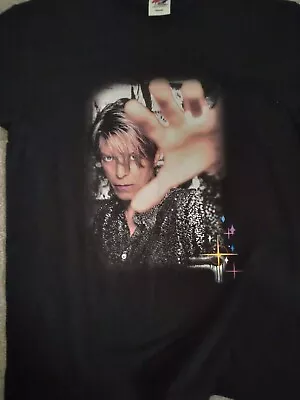 Buy David Bowie Official Reality Tour T-shirt 2003/2004 Genuine Size Med Never Worn  • 14.99£