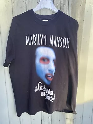 Buy Vintage Marilyn Manson Bondage Goth T Shirt • 6.50£