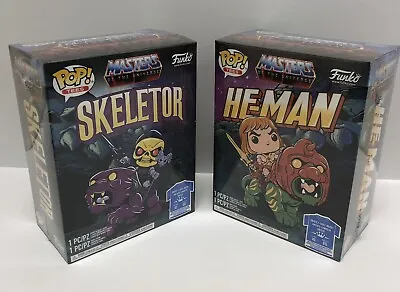 Buy Masters Of The Universe Funko He Man + Skeletor T-Shirts (XL) And Funko Pops-NEW • 49.21£