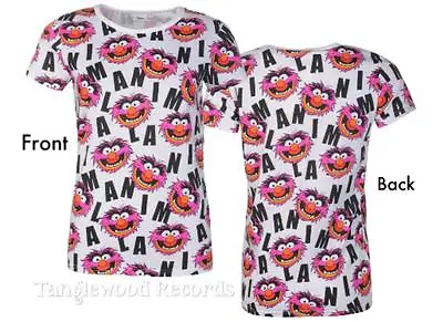 Buy Muppets - Animal - Front & Back  Print - Ladies T Shirts • 10.99£