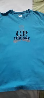 Buy Boys Blue CP Company T Shirt. Aged 14 • 25£