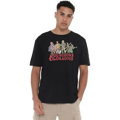 Buy Dungeons & Dragons Mens T-shirt Line Up Top Tee S-2XL Official • 13.99£