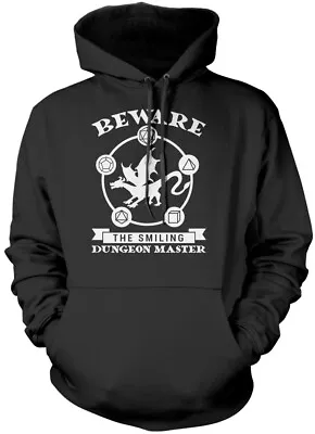 Buy Beware The Smiling Dungeon Master Kids Unisex Hoodie D And D Dragons Gamer • 16.99£