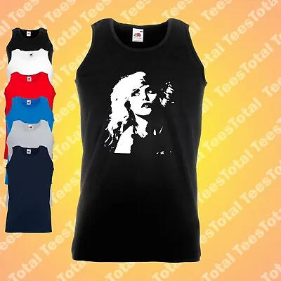 Buy Blondie Debbie Vest T-Shirt Retro 70s Disco Punk • 16.99£