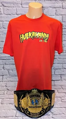 Buy Hulk Hogan   Hulkamania   T Shirt  • 19.99£