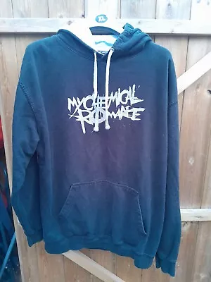 Buy My Chemical Romance Black Parade Plain Black & Grey Hoodie Size Medium • 14.99£