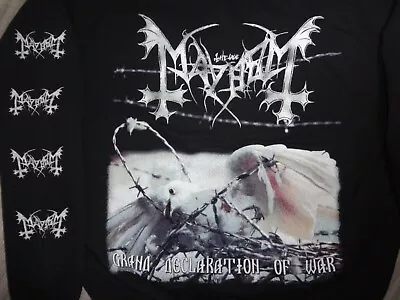 Buy Mayhem Sweatshirt Black Metal Tour Edition 2000 Nunslaughter Sargeist Baptism • 56.53£