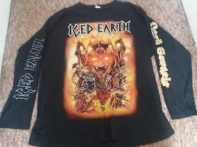 Buy Iced Earth Dark Genesis Longsleeve Shirt XL Vintage 2001 • 60£