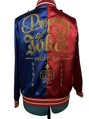Buy Women's Size Small Harley Quinn Suicide Squad Jacket DC Comics Halloween Costume • 38.43£