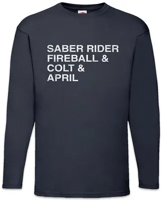 Buy Saber Names Men Long Sleeve T-Shirt Rider Fun And The Seijushi Star Sherrifs • 27.54£