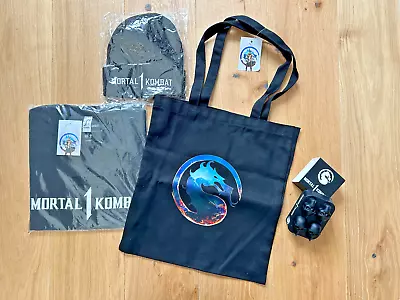 Buy Mortal Kombat 1 T-shirt Hat Bag Icetray Set New Present • 66£
