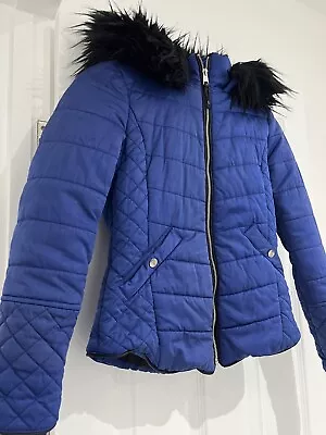 Buy River Island Chevron Style Quilted Jacket. Size 6. VG Condition • 8£