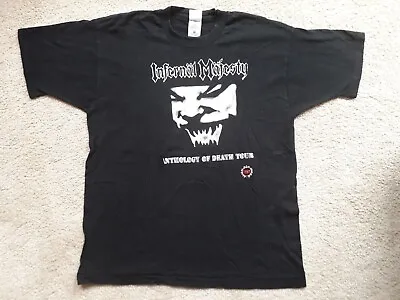 Buy INFERNAL MAJESTY Anthology Of Death Tour 1997 Vintage T Shirt Thrash Metal Venom • 72£