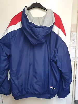 Buy        Fila  Vintage  Rare  '  Reverseable   Mens Padded Jacket  ( Large  ) • 50£