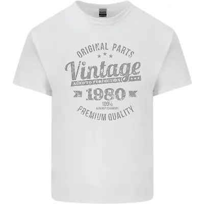 Buy Vintage Year 44th Birthday 1980 Mens Cotton T-Shirt Tee Top • 10.22£