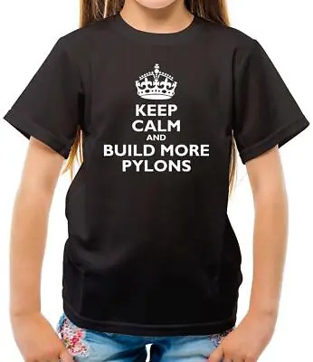 Buy Keep Calm And Build More Pylons - Kids T-Shirt - Gaming - Gamer - Merch - Fan • 11.95£