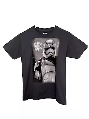 Buy Star Wars Boys Print T Shirt Grey Mix Pure Cotton Short Sleeve Crew Neck Size L • 7.99£