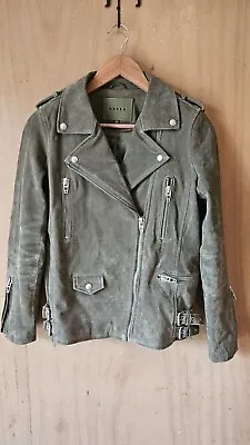 Buy Leather Jacket Blank Nyc Green - Size XS • 28.82£