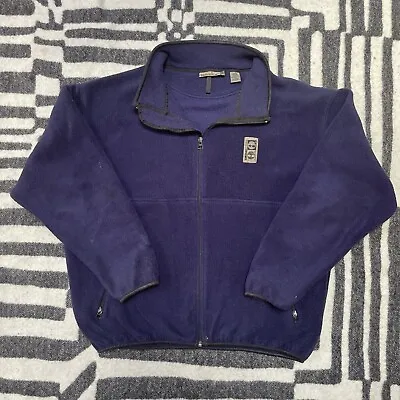Buy Vintage 90s Timberland Zip Up Navy Fleece Jacket • 20£