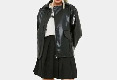Buy Koi Clothing Bad Habits Unisex Vegan Leather Jacket Size Large Brand New. • 16.99£