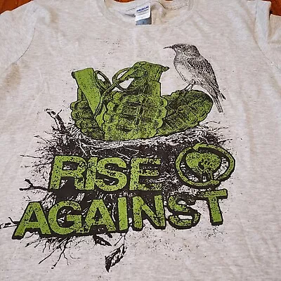Buy Rise Against Men's Tee Medium Gildan Music Artists 1999 Rock Bands  • 43.56£