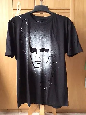 Buy Rock, Goth, Punk, Gary Numan Hand Painted T Shirt. Size L • 12£