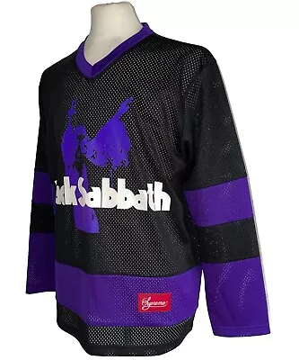 Buy Supreme Black Sabbath Purple L/sleeve T - Shirt American Football Size M New • 65£
