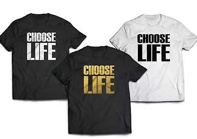 Buy Choose Life - T- Shirt - 80's Inspired Tee - UK SELLER - Wham - George Michael  • 9.99£