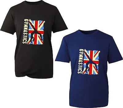 Buy Gymnastics Uk Flag United Kingdom T-Shirt Sports British Union Jack Flag Gymnast • 11.99£