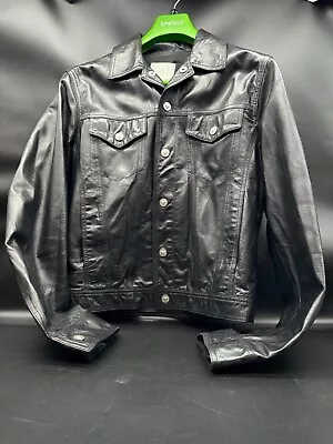 Buy Vintage Versace Jean Coulture Medium Mens Italian Leather Jacket • 1,095£