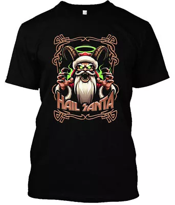 Buy BEST TO BUY Christmas Gift HAIL SANTA Satanism Dark Xmas Costume S-5XL T-Shirt • 21.26£