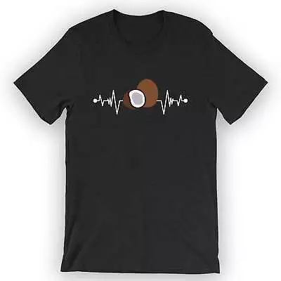 Buy Unisex Coconut Heartbeat T-Shirt Coconut Lover Shirt • 22.85£