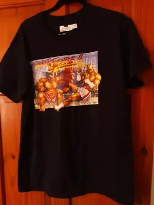 Buy Street Fighter 2 II SNES T-Shirt - Size M Retro Gaming Black Topman • 30£