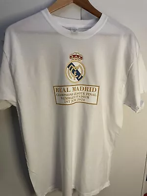 Buy 2024 Real Madrid Champions League Final Fan T Shirt • 14£