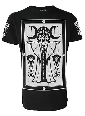 Buy Darkside - CULT PRIEST - Mens T-Shirt - Black -  Goth, Wiccan, Rock Occult • 18.95£