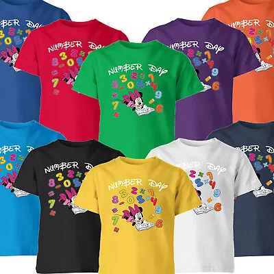 Buy Unique Maths Number Day Math Gift School Wear Numeric Digits Style T-Shirt #ND11 • 6.99£