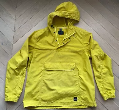 Buy Paul Smith Men’s Acid Yellow Showerproof Pullover Jacket Size Large • 45£
