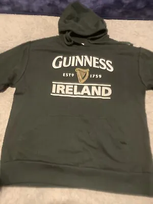 Buy Guinness Pullover Hoodie With Guinness Logo And Ireland Print  Forest Green • 13£