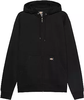 Buy Dickies Adults Hoodie Everyday Fleece Zip Black UK Size • 44£
