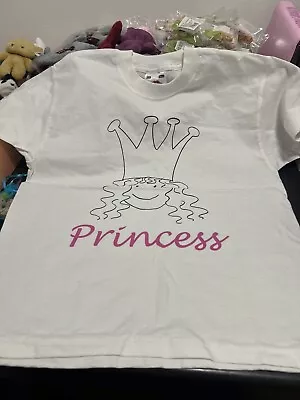 Buy Princess Tshirt. Age 5-6. New • 1£