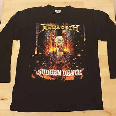 Buy Megadeth Official Merch  2011 Sudden Death European Tour T-Shirt  SMALL Metal  • 14.99£
