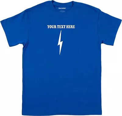 Buy Custom Printed Lightning Bolt T Shirt - Retro, Superhero, Various Colours • 17.99£