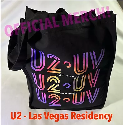 Buy U2:UV Achtung Baby TOTE BAG Las Vegas Sphere Residency Official Merch! • 71.04£