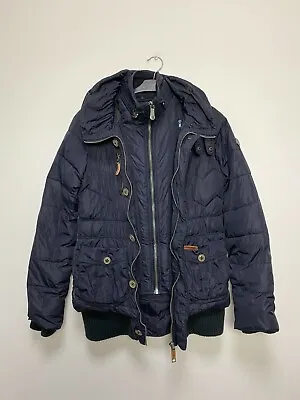 Buy KHUJO Women's Blue Double Zip Hoodie Jacket Size M • 29.99£