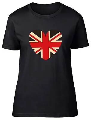 Buy Her Majesty Death Of Queen Elizabeth II Union Fitted Womens Ladies T Shirt Gift • 8.99£